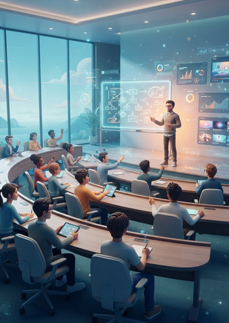 A20 – Interactive Lecture Classroom in VRChat