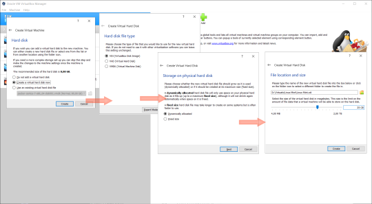 Nastavovanie virtuálneho disku.