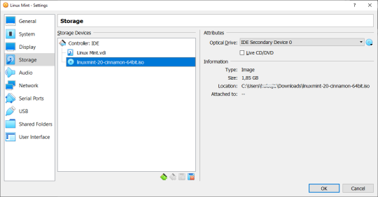 Výber obrazu inštalačného média.